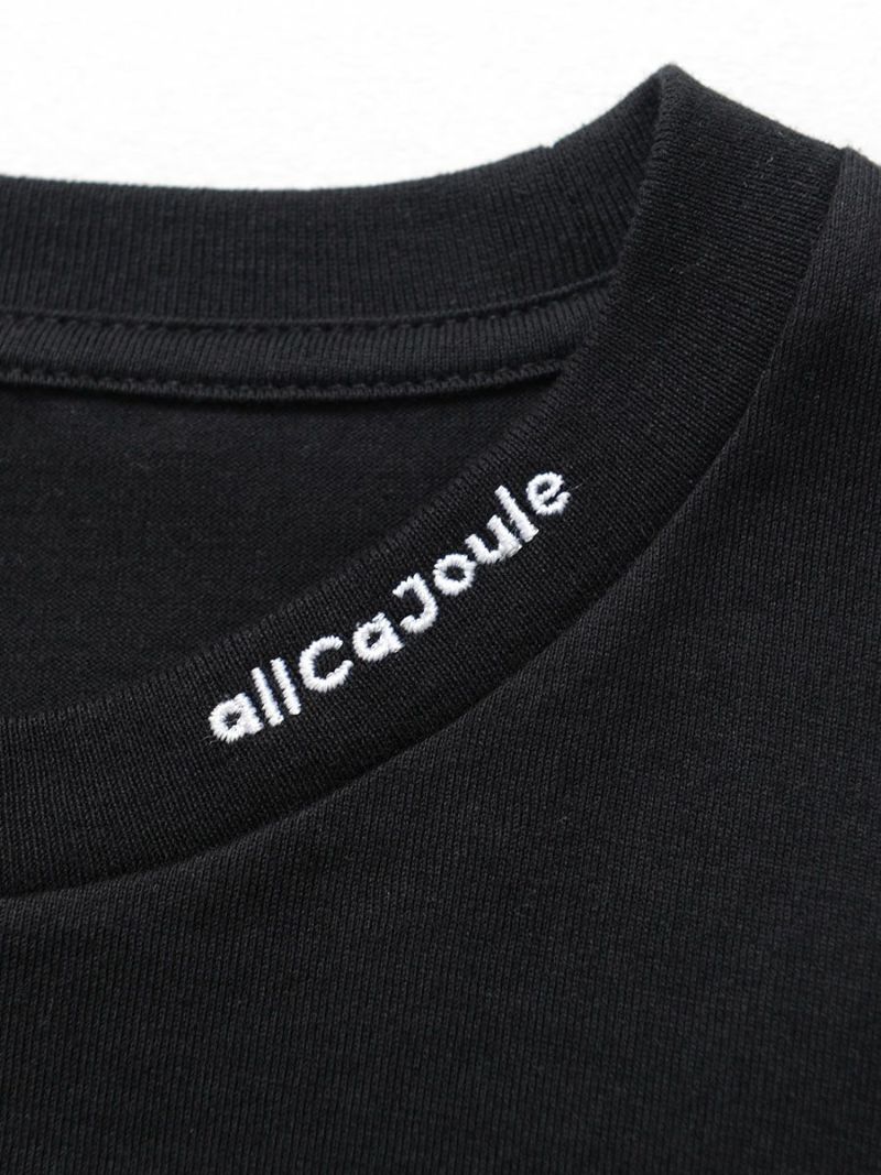 【allCaJoule】襟プリントTシャツ