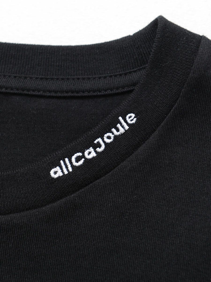 【allCaJoule】襟プリントTシャツ