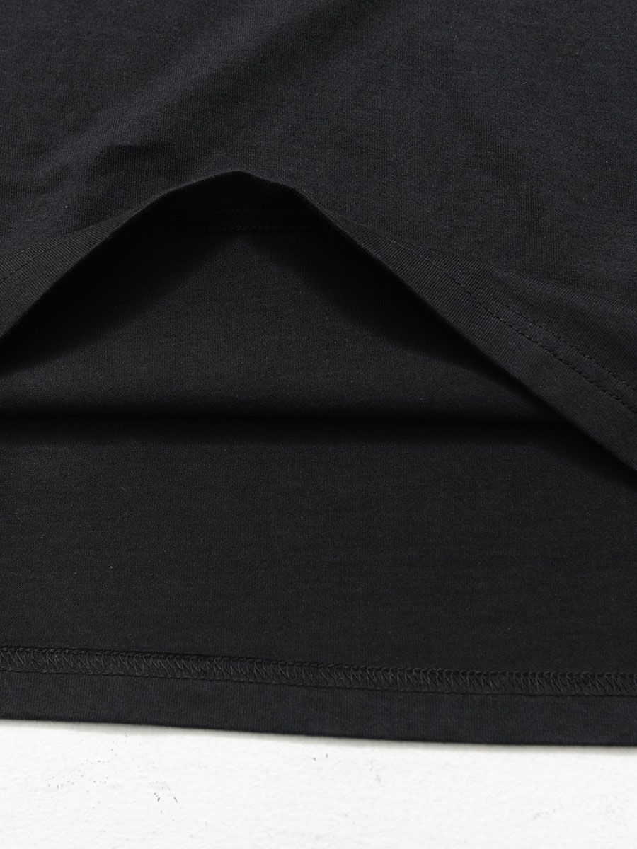 【allCaJoule】襟プリントTシャツ