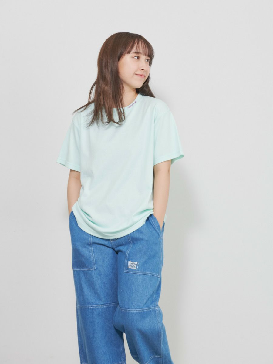 【allCaJoule】襟プリントTシャツ