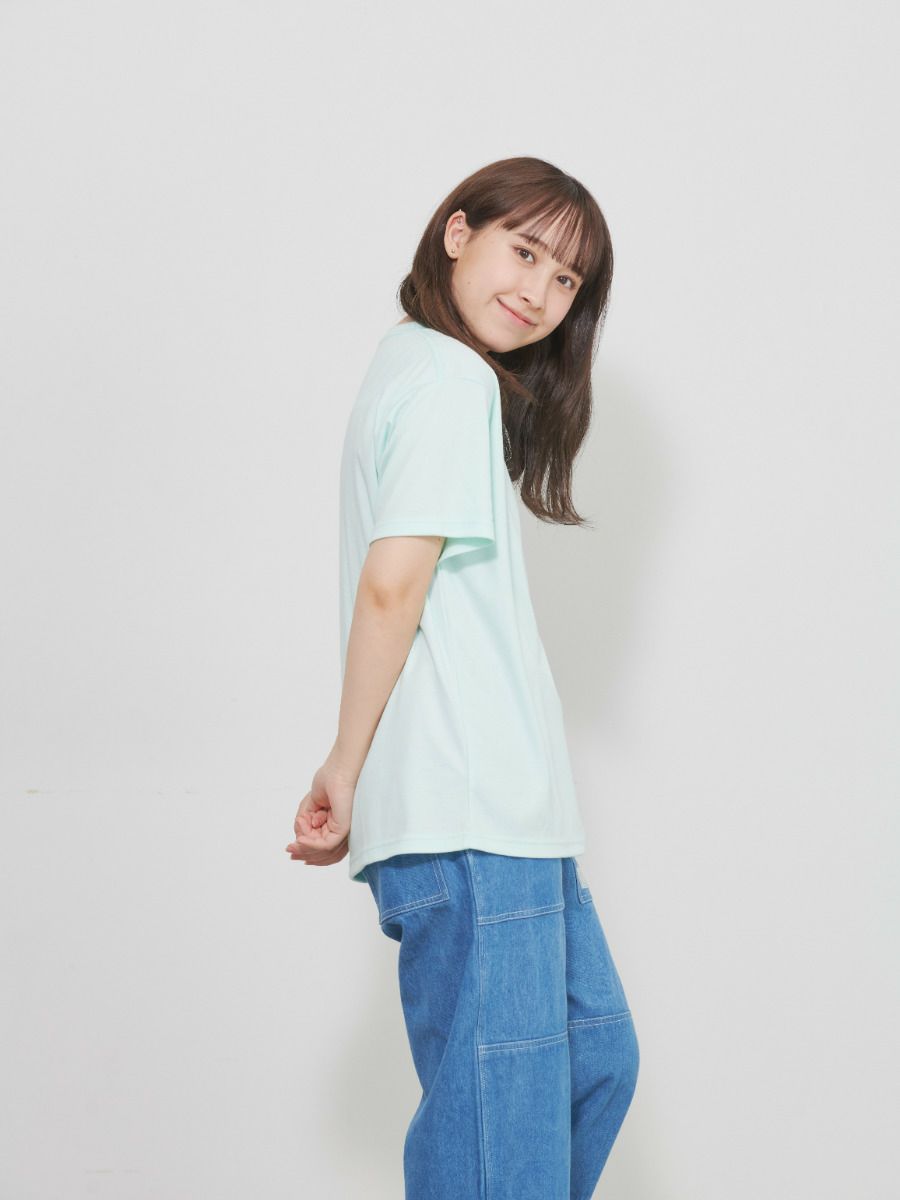 【allCaJoule】襟プリントTシャツ