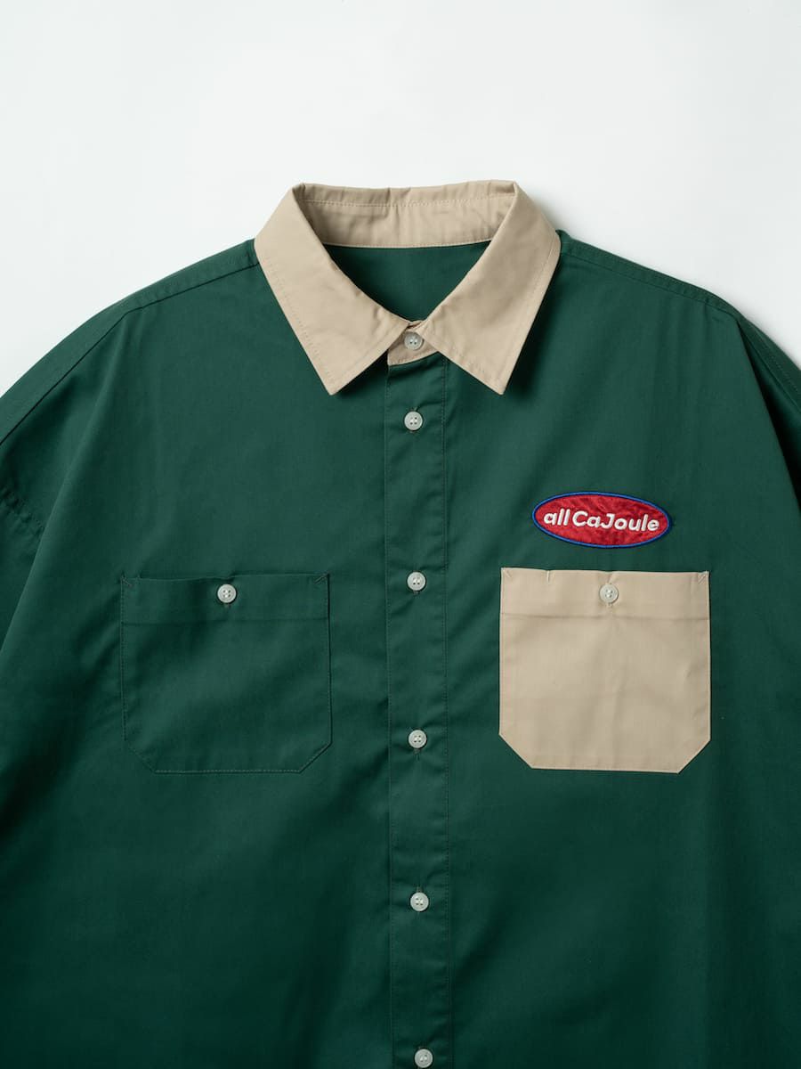 【allCaJoule】ショートスリーブワークシャツ