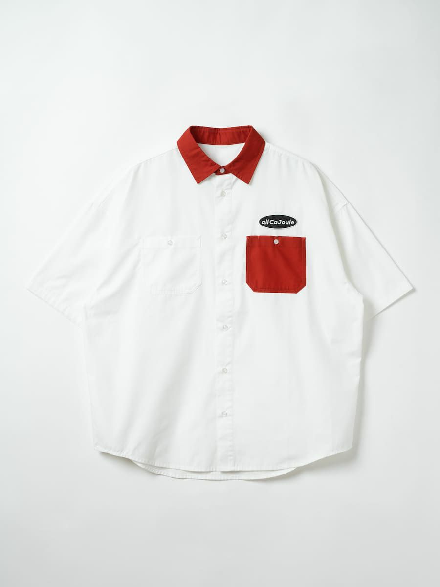 【allCaJoule】ショートスリーブワークシャツ