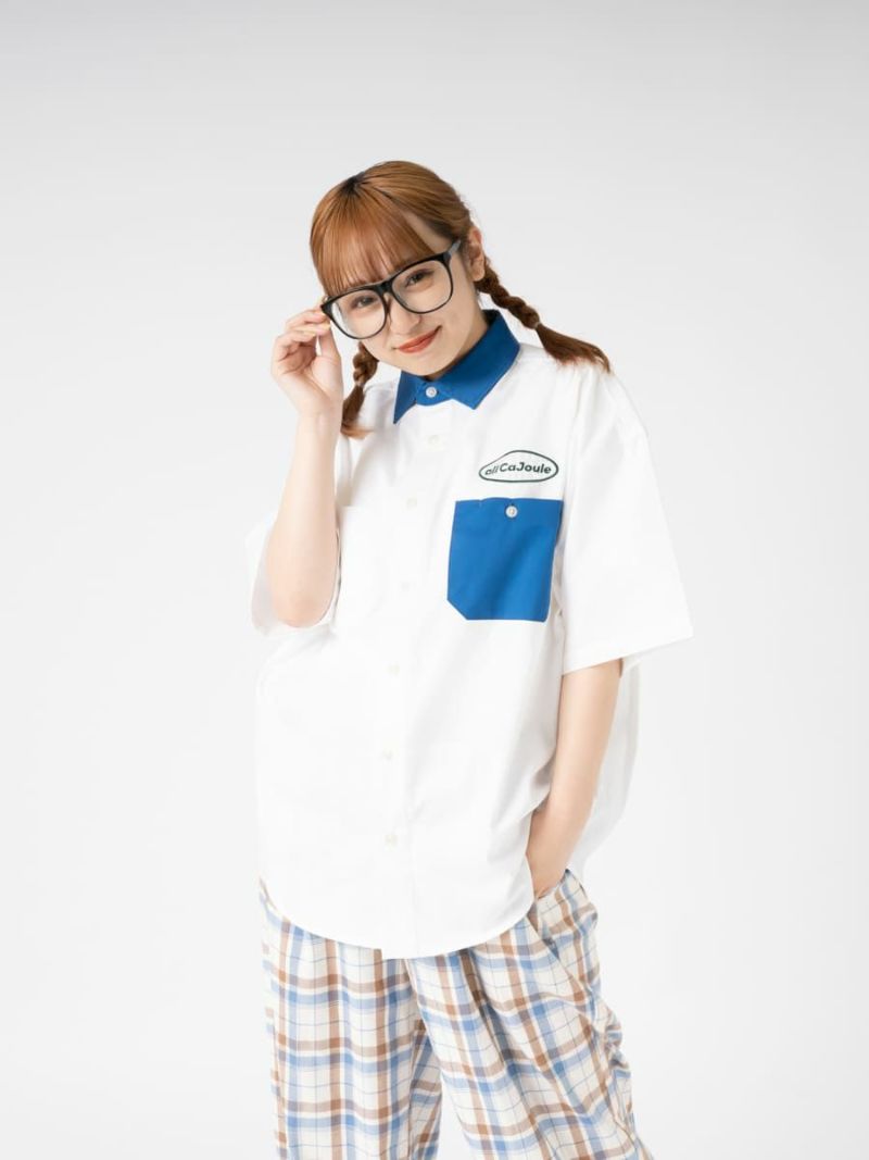 【allCaJoule】ショートスリーブワークシャツ