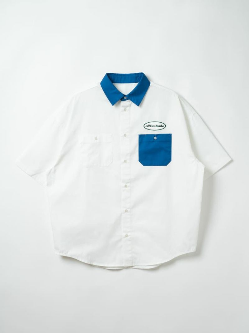 【allCaJoule】ショートスリーブワークシャツ