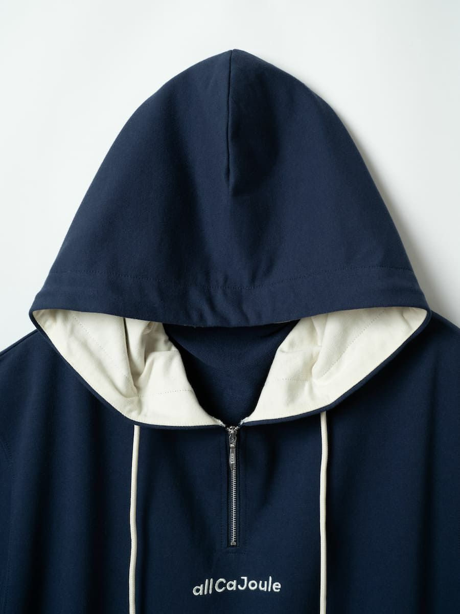 【allCaJoule】ショートスリーブジップパーカー