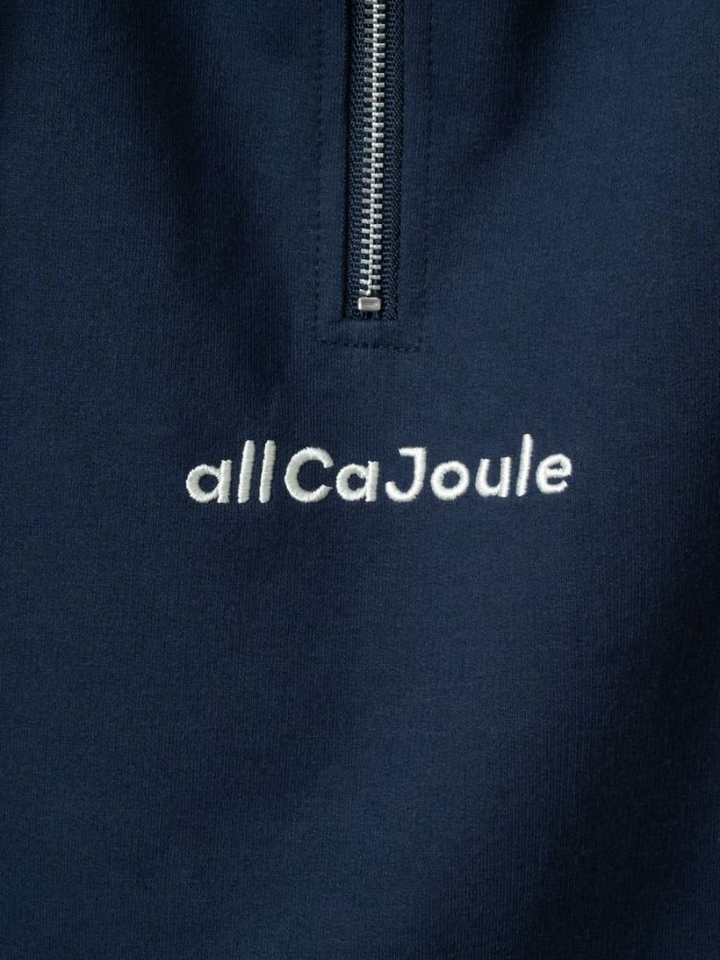 【allCaJoule】ショートスリーブジップパーカー