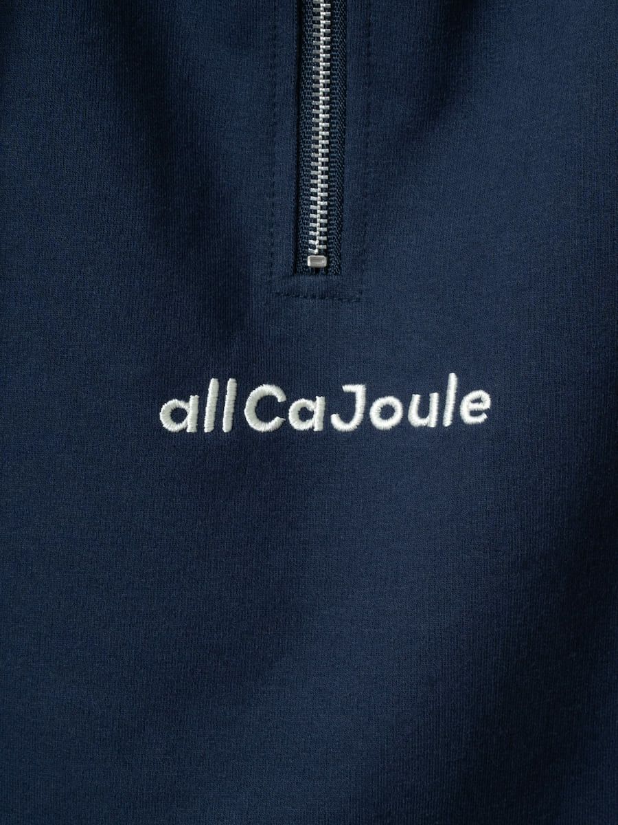 【allCaJoule】ショートスリーブジップパーカー