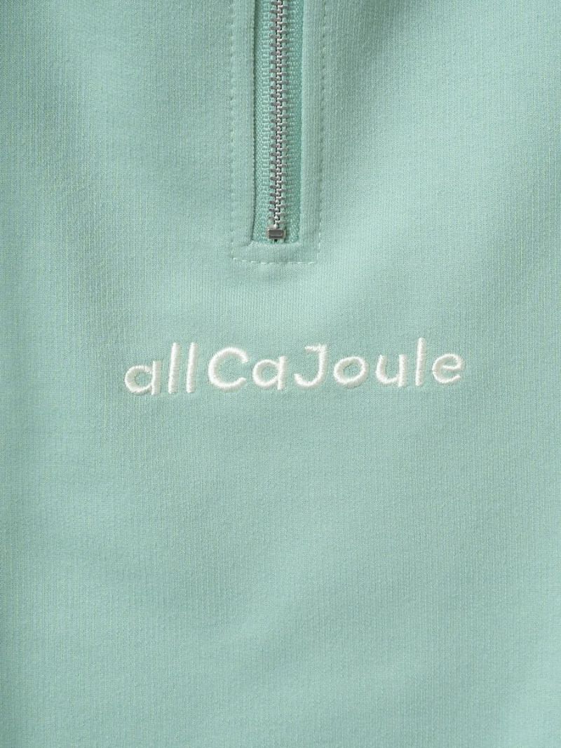 【allCaJoule】ショートスリーブジップパーカー