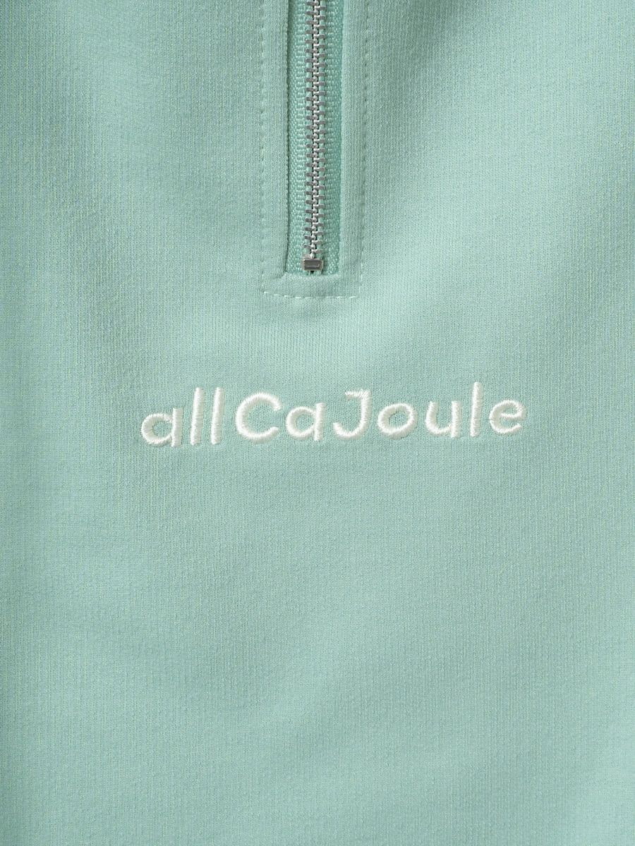 【allCaJoule】ショートスリーブジップパーカー