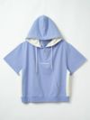 【allCaJoule】ショートスリーブジップパーカー