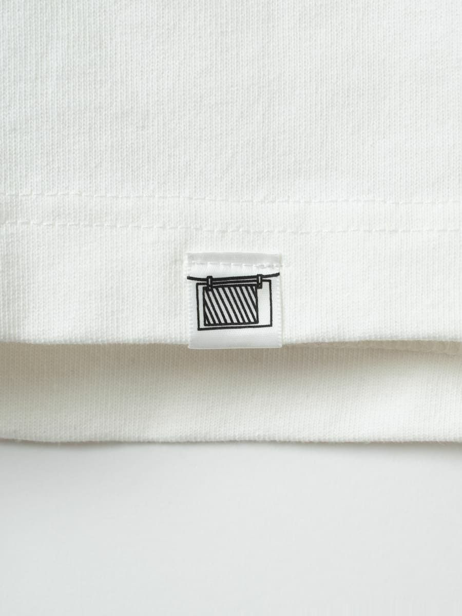 【allCaJoule】ロゴプリントラガーシャツ