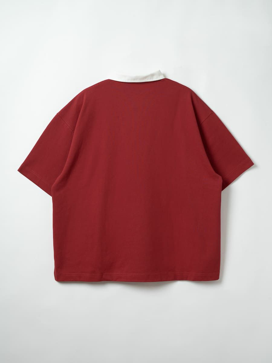 【allCaJoule】ロゴプリントラガーシャツ