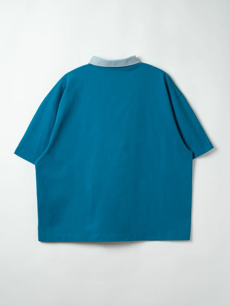 【allCaJoule】ロゴプリントラガーシャツ