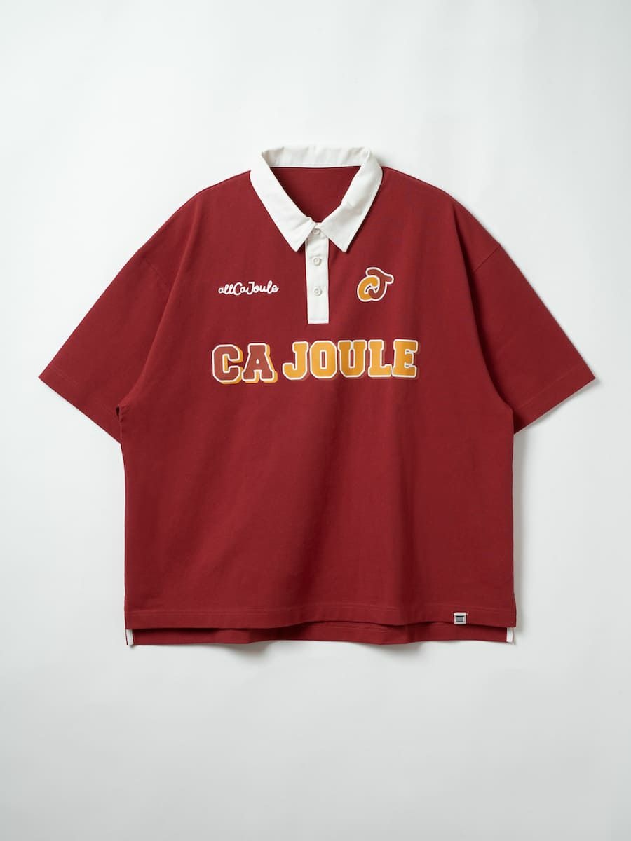 【allCaJoule】ロゴプリントラガーシャツ