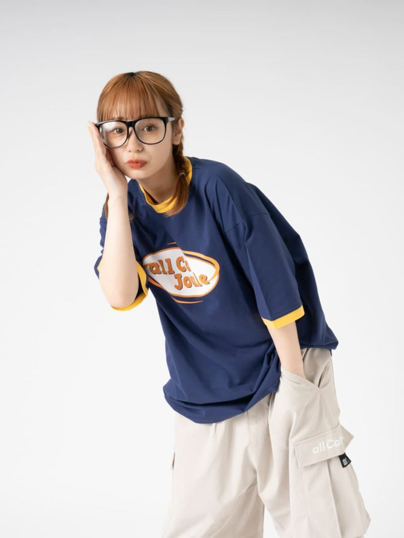 【allCaJoule】リンガーTシャツ