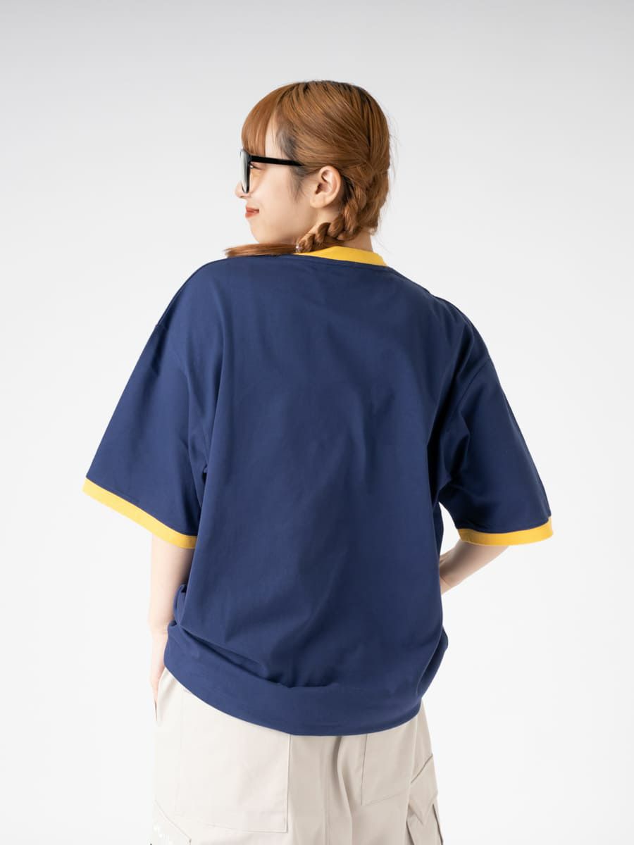 【allCaJoule】リンガーTシャツ