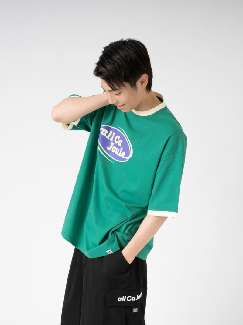 【allCaJoule】リンガーTシャツ
