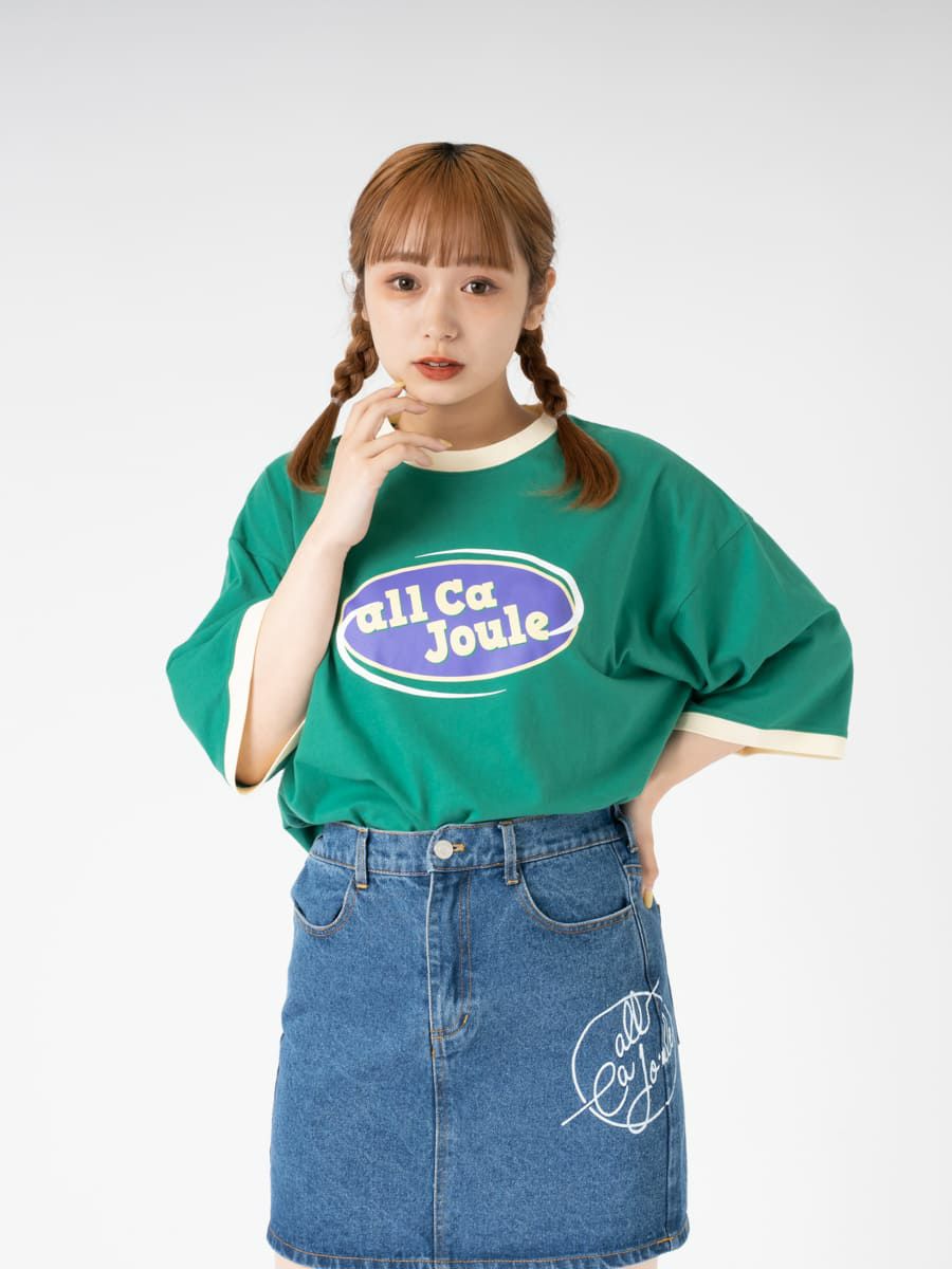 【allCaJoule】リンガーTシャツ