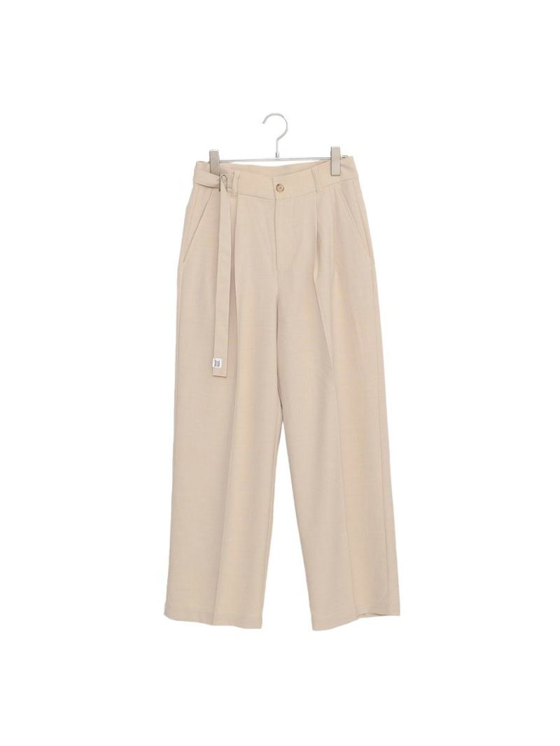 【allCaJoule】サイドベルトパンツ