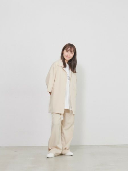 【allCaJoule】サイドベルトパンツ