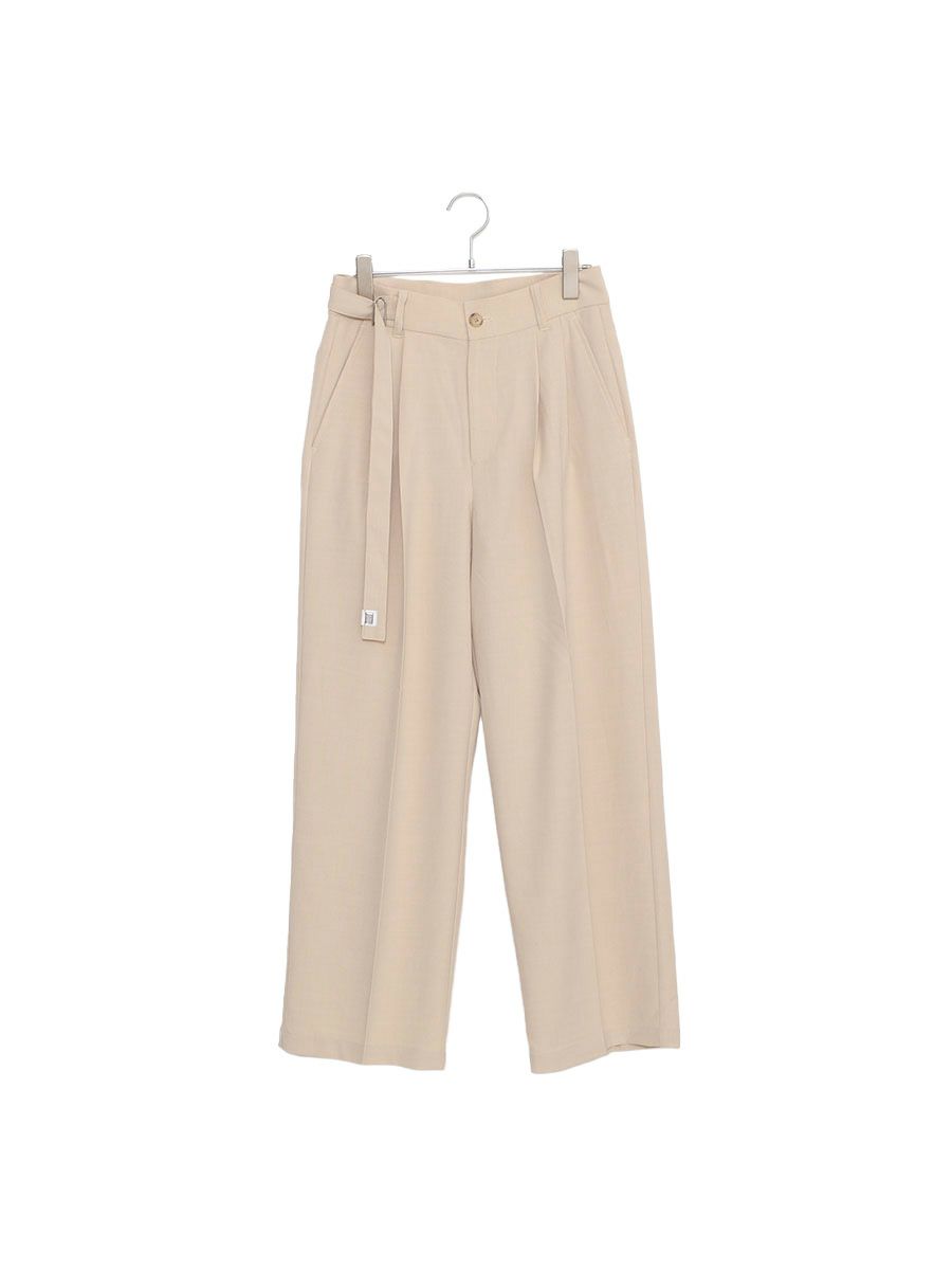 【allCaJoule】サイドベルトパンツ