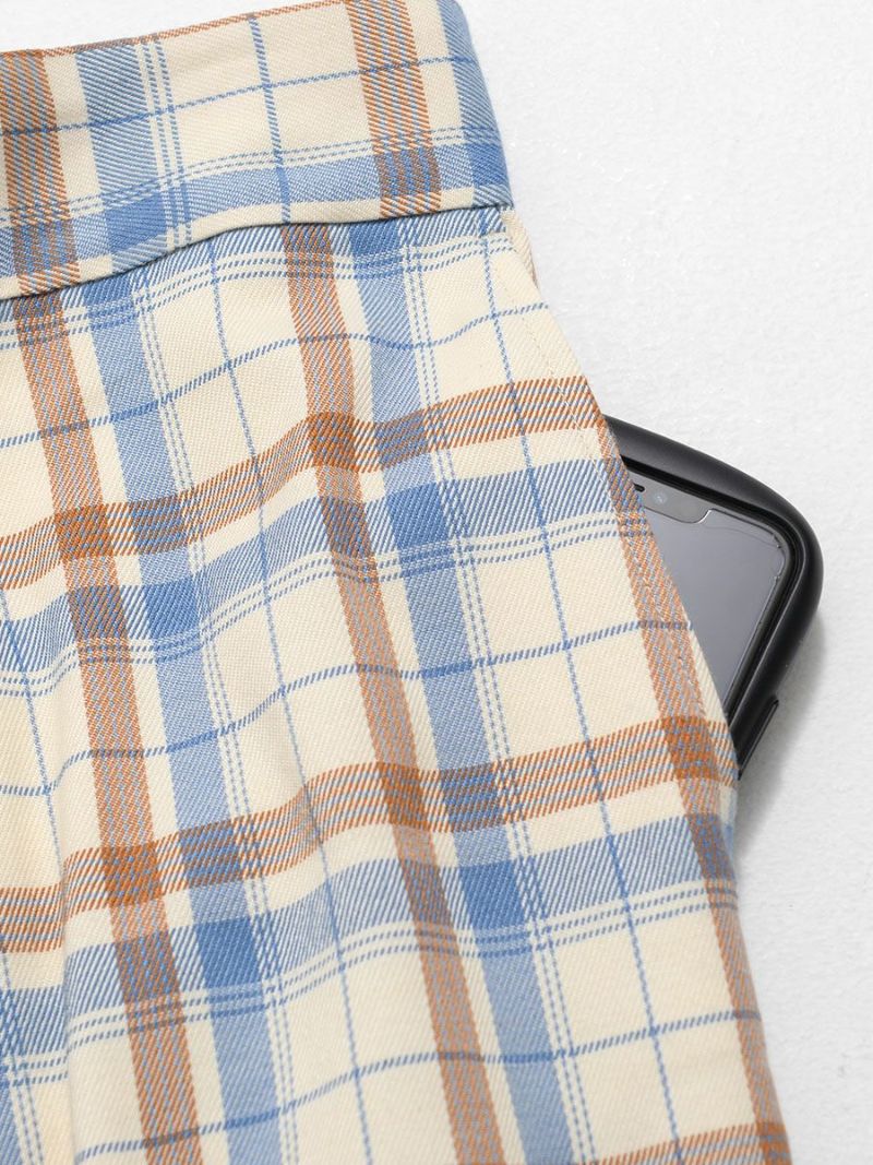 【allCaJoule】チェックパンツ