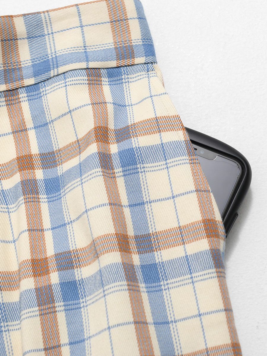 【allCaJoule】チェックパンツ