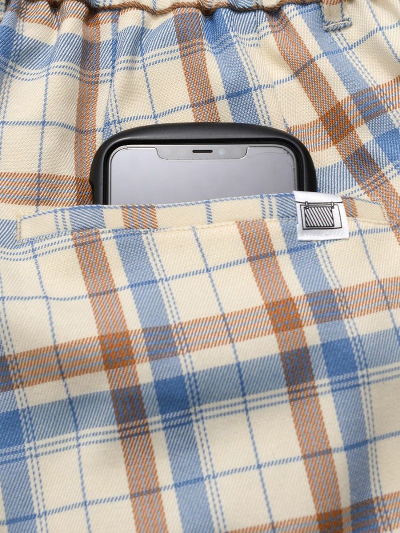 【allCaJoule】チェックパンツ