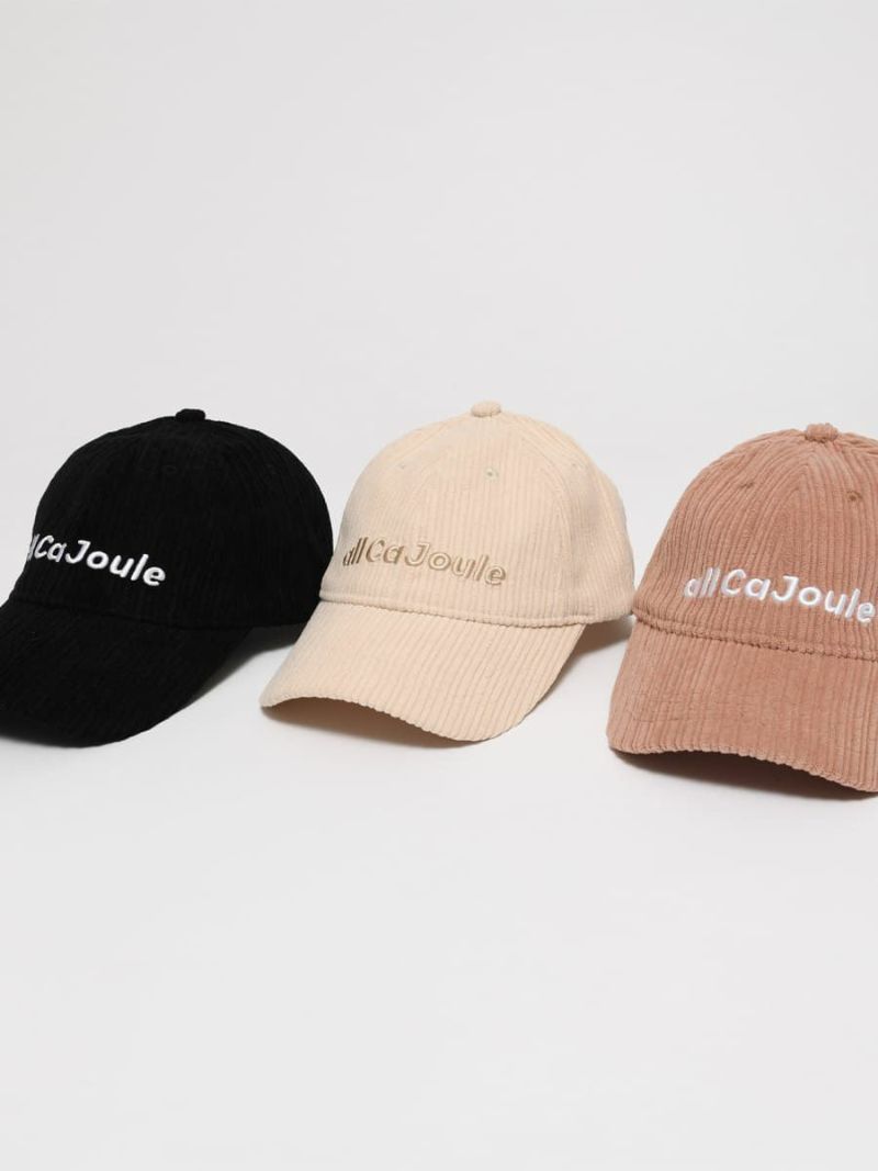 【allCaJoule】コーデュロイキャップ
