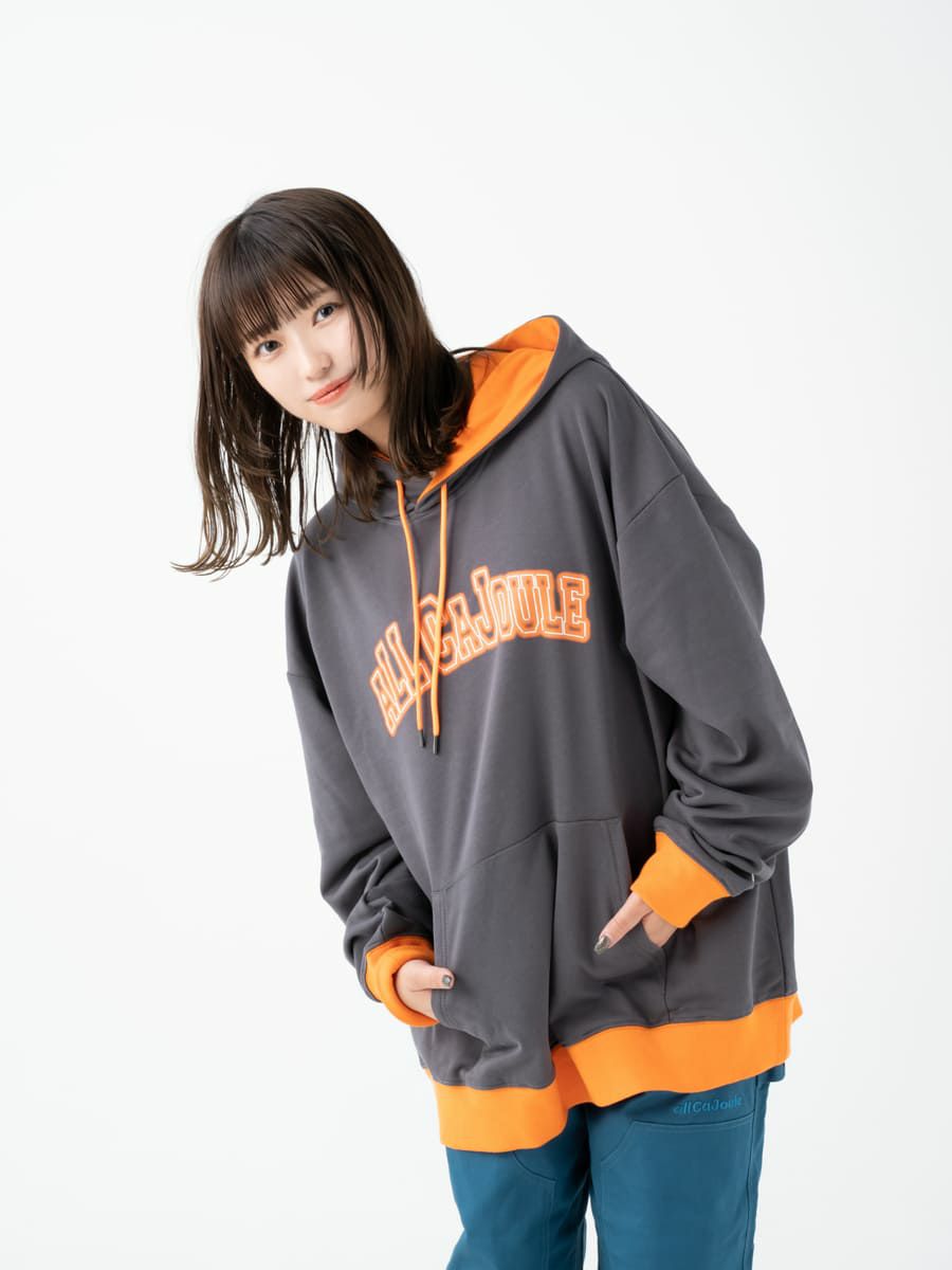 【allCaJoule】ネオンロゴパーカー