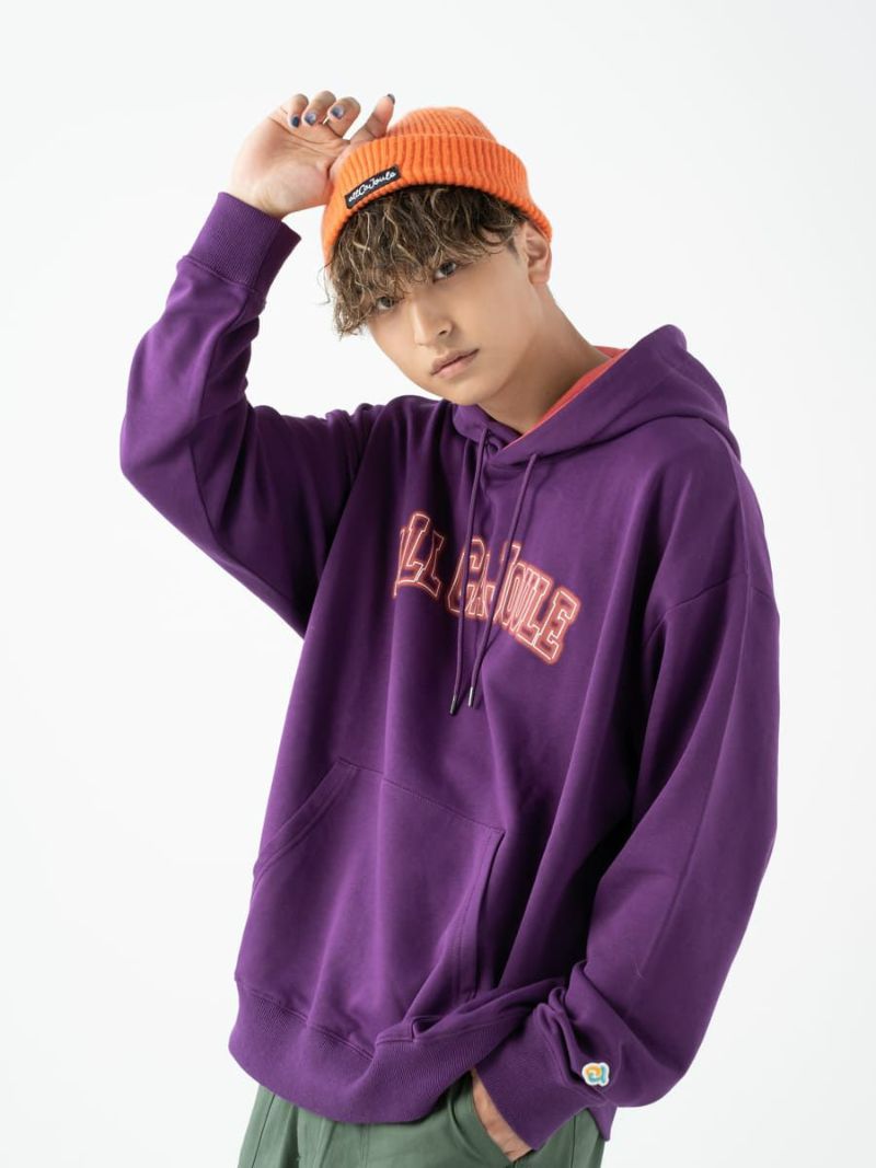 【allCaJoule】ネオンロゴパーカー