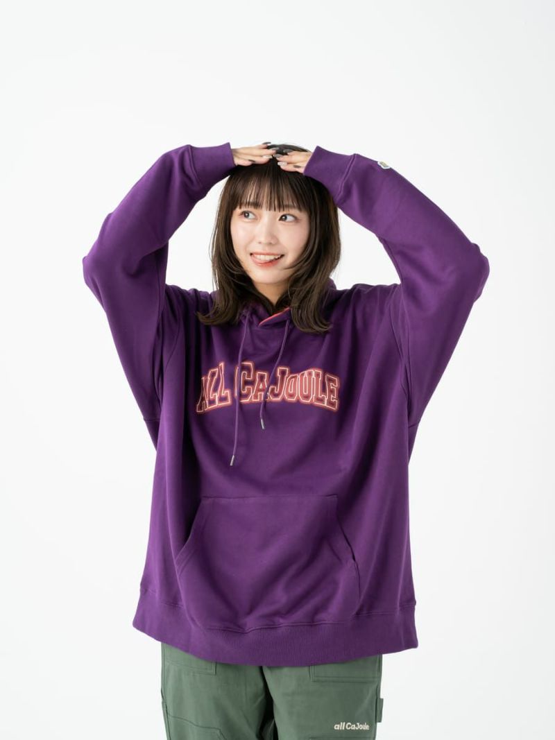 【allCaJoule】ネオンロゴパーカー
