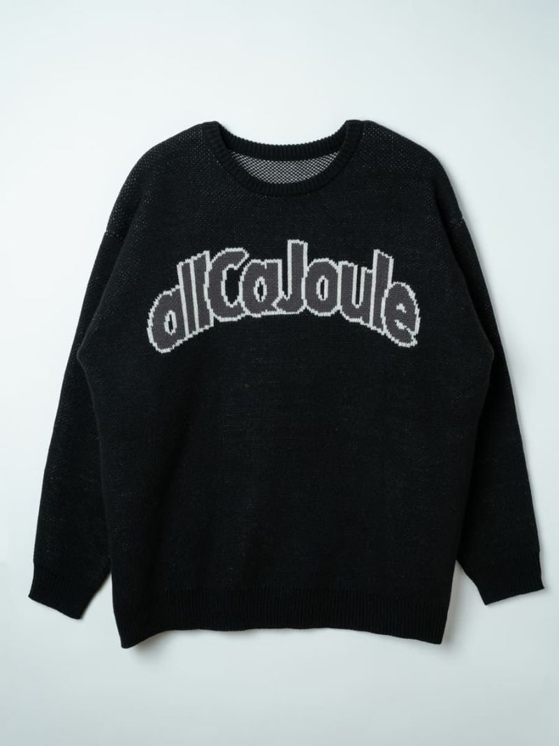 allCaJoule】ロゴニットセーター