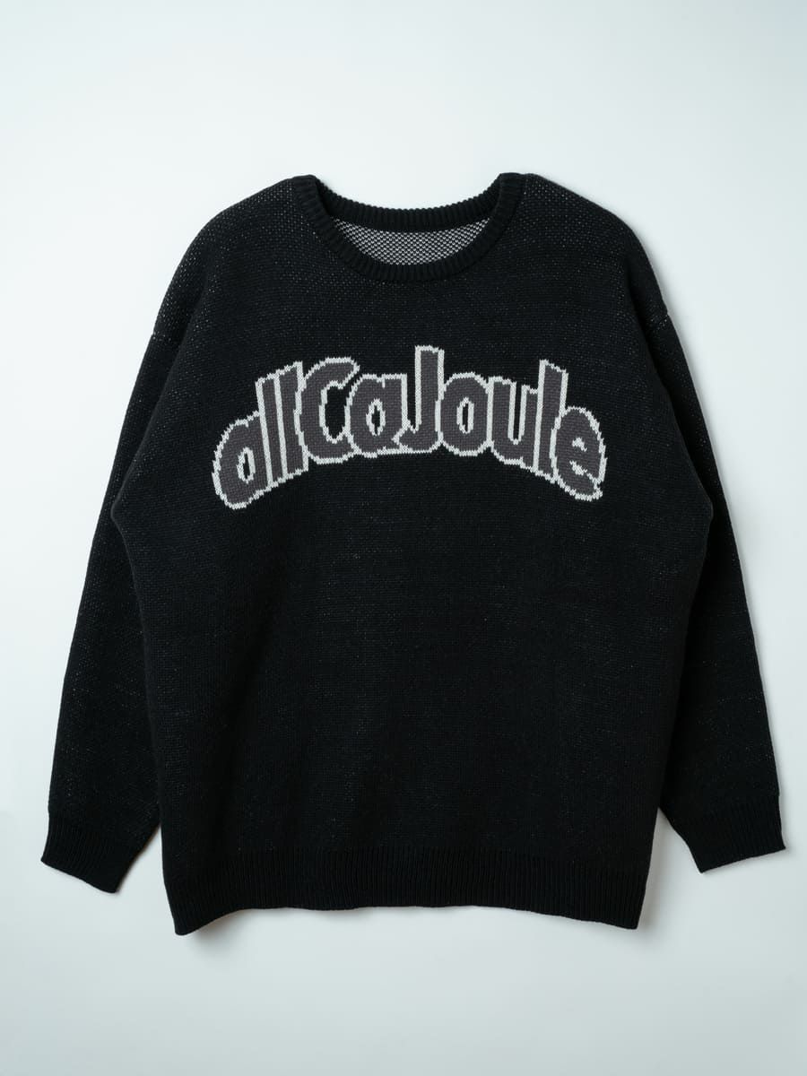 allCaJoule】ロゴニットセーター