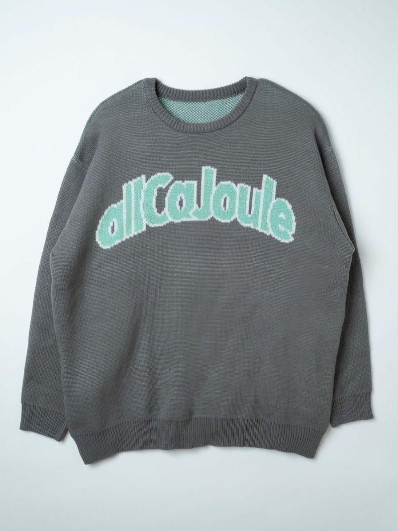 allCaJoule】ロゴニットセーター