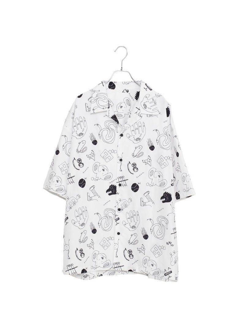 【allCaJoule】テガキショートスリーブシャツ