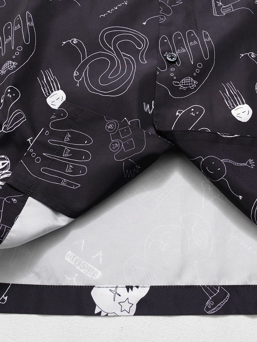 【allCaJoule】テガキショートスリーブシャツ