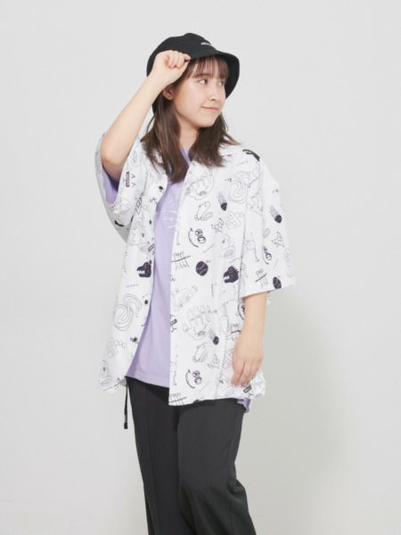 【allCaJoule】テガキショートスリーブシャツ