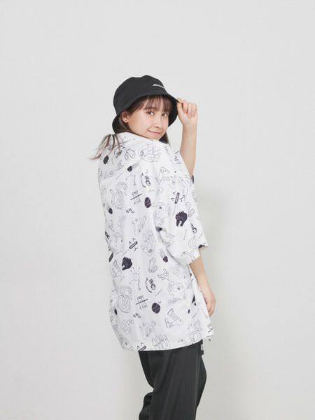 【allCaJoule】テガキショートスリーブシャツ