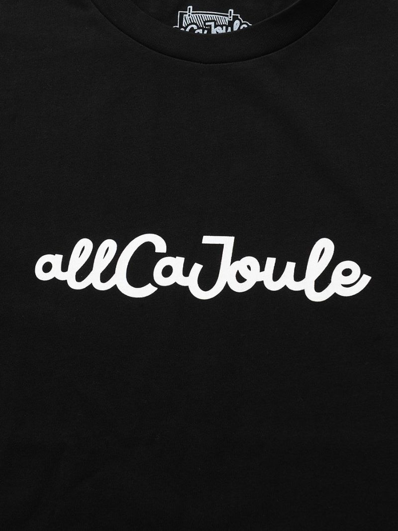 【allCaJoule】ロゴプリントTシャツ