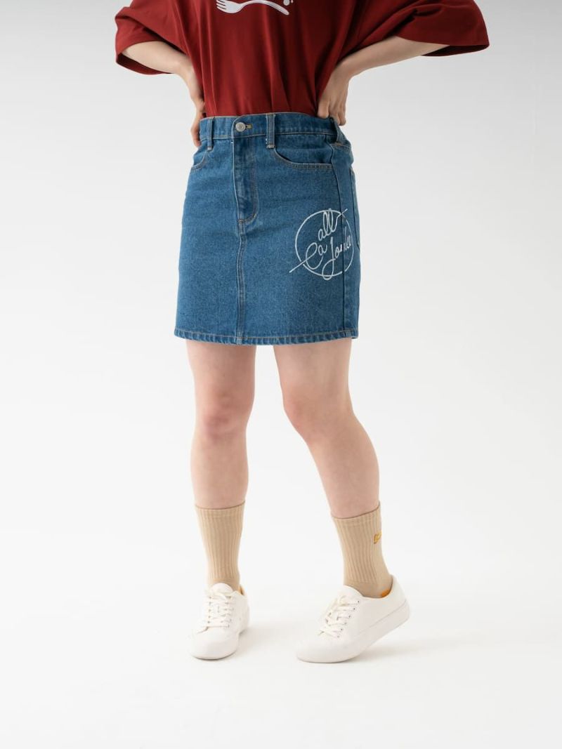 【allCaJoule】デニムスカート