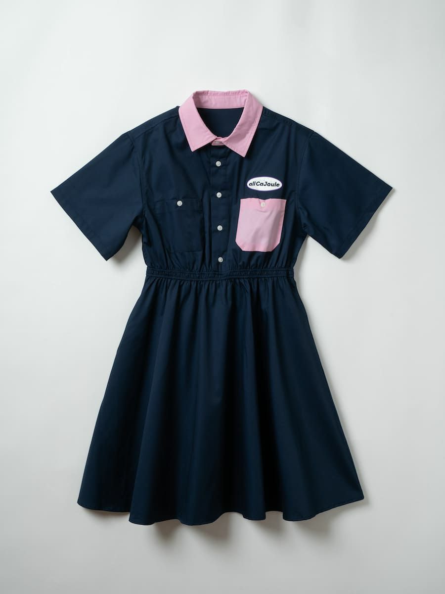 【allCaJoule】ワークシャツワンピース