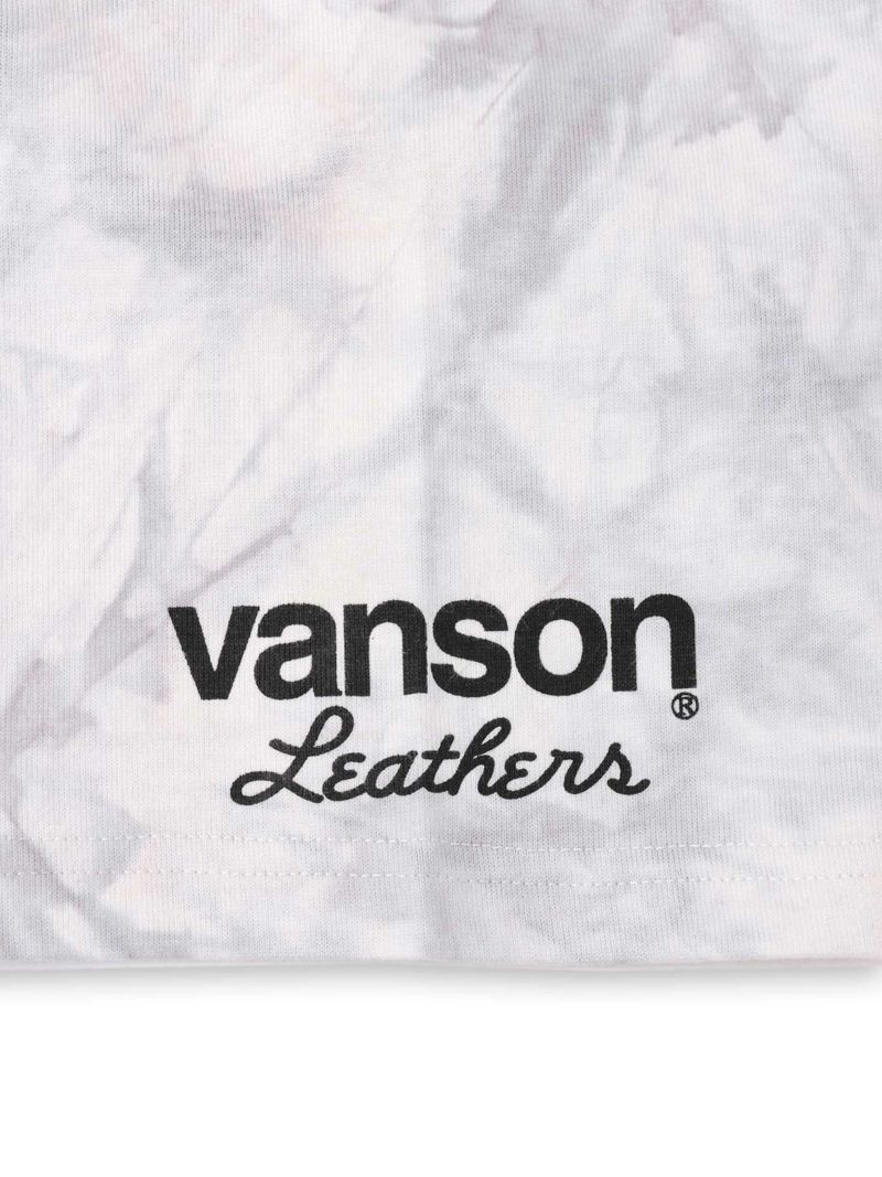 【VANSON】“FIRE BORN”刺繍入りTシャツ〔別注〕