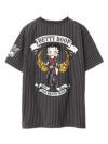 【The BRAVE-MAN×BETTY BOOP】“バイクベティ”刺繍入りTシャツ