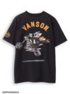 【VANSON×TOM and JERRY】“バイクトムジェリ”刺繍入りTシャツ