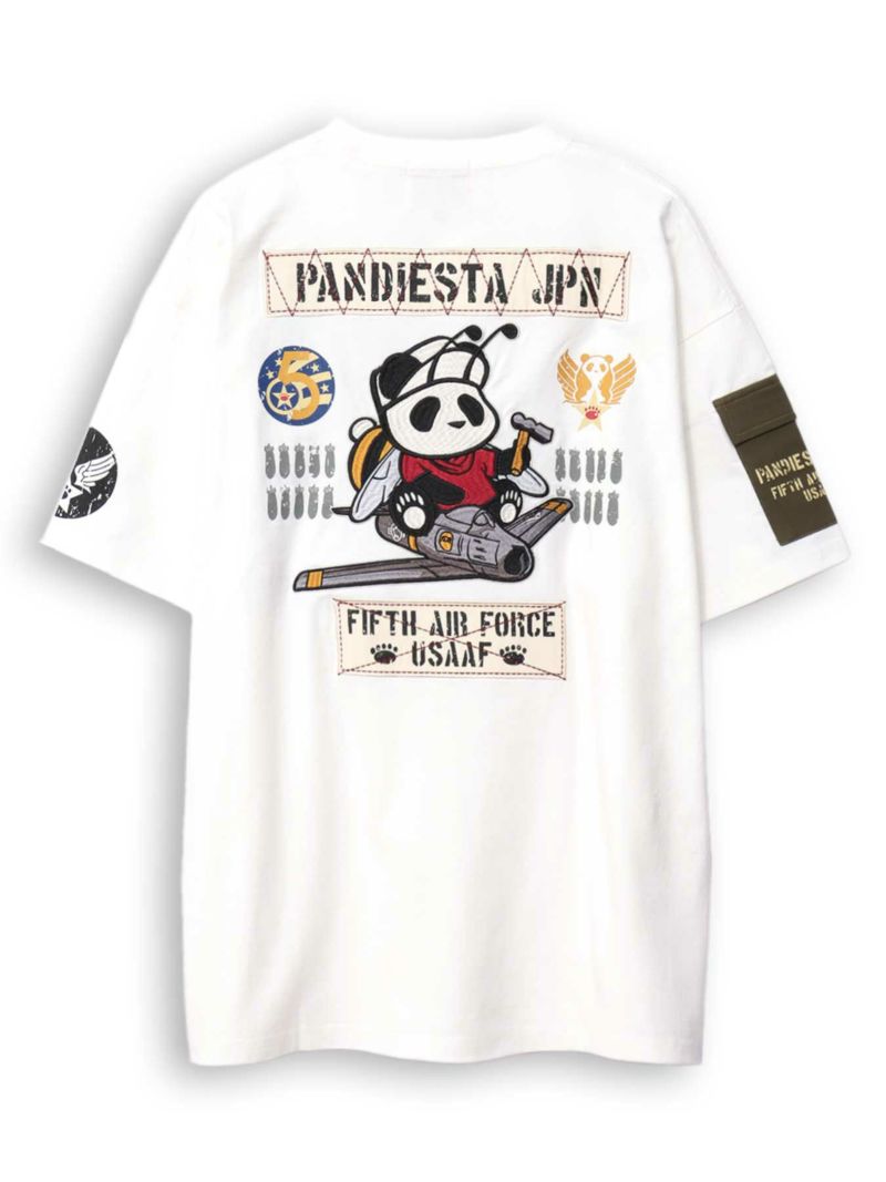 【PANDIESTA JAPAN】“5TH AIR FORCE”ツイル切替Tシャツ