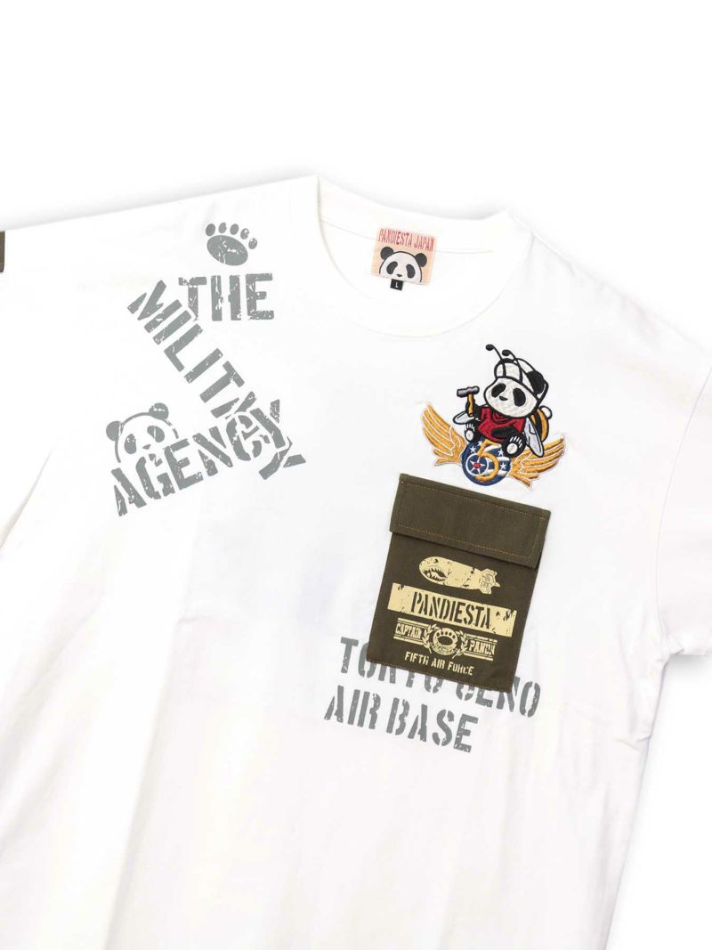 【PANDIESTA JAPAN】“5TH AIR FORCE”ツイル切替Tシャツ