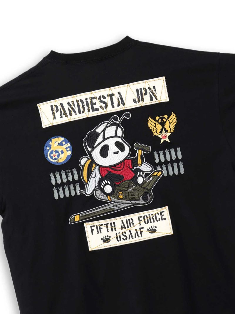 【PANDIESTA JAPAN】“5TH AIR FORCE”ツイル切替Tシャツ