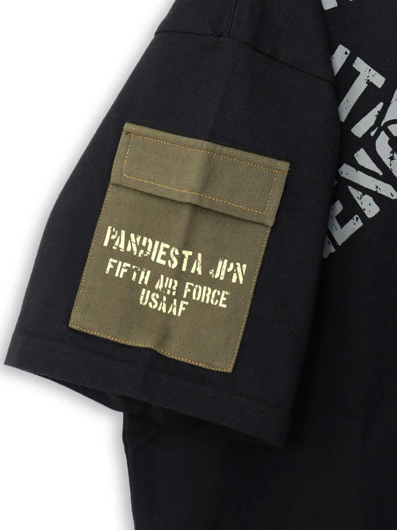 【PANDIESTA JAPAN】“5TH AIR FORCE”ツイル切替Tシャツ